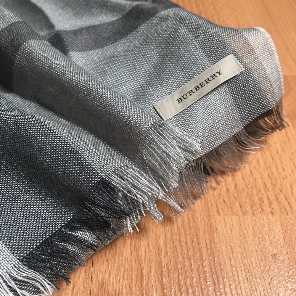 SOLD Burberry Silk/Cashmere Scarf